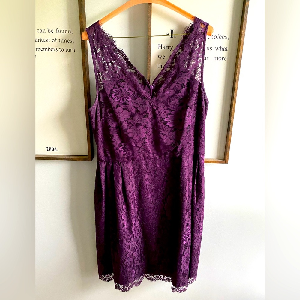 Weddington Way purple lace dress